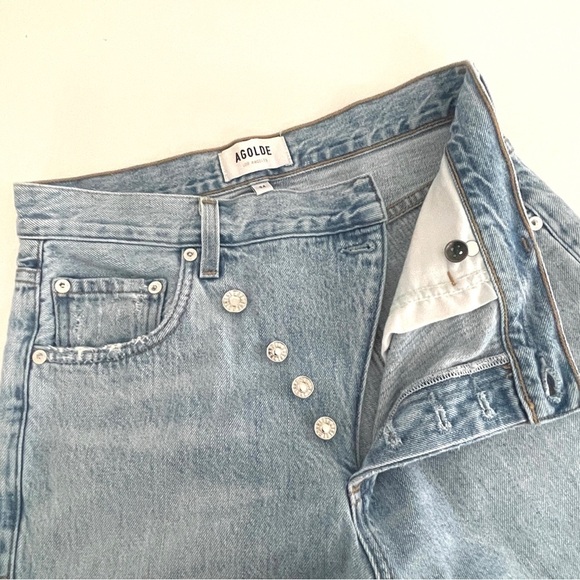 AGOLDE Criss Cross Jean in Suburbia - Picture 6 of 12